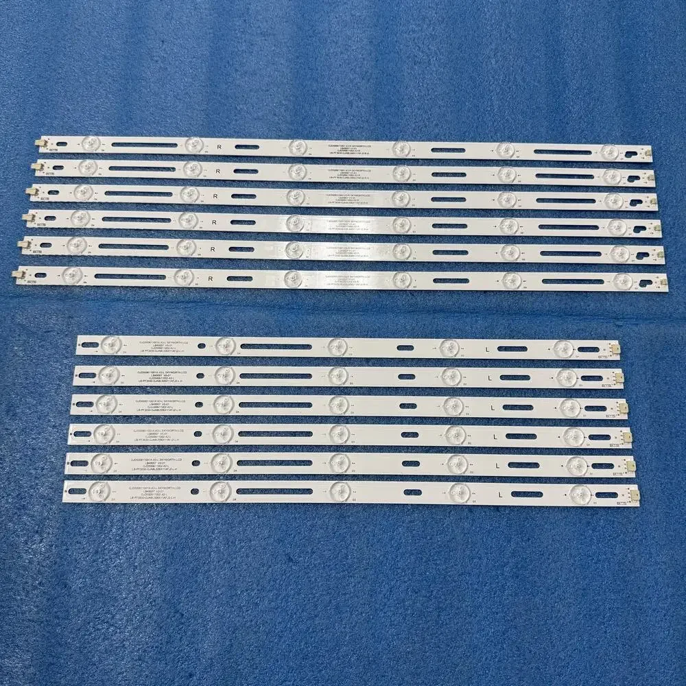 LED Backlight Strip For NES E505 PHI 50PFT4309 50PFH4509 12 98 500TT65 500TT66 V1 LB50039 V0 V1 500TT61 500TT62 V3