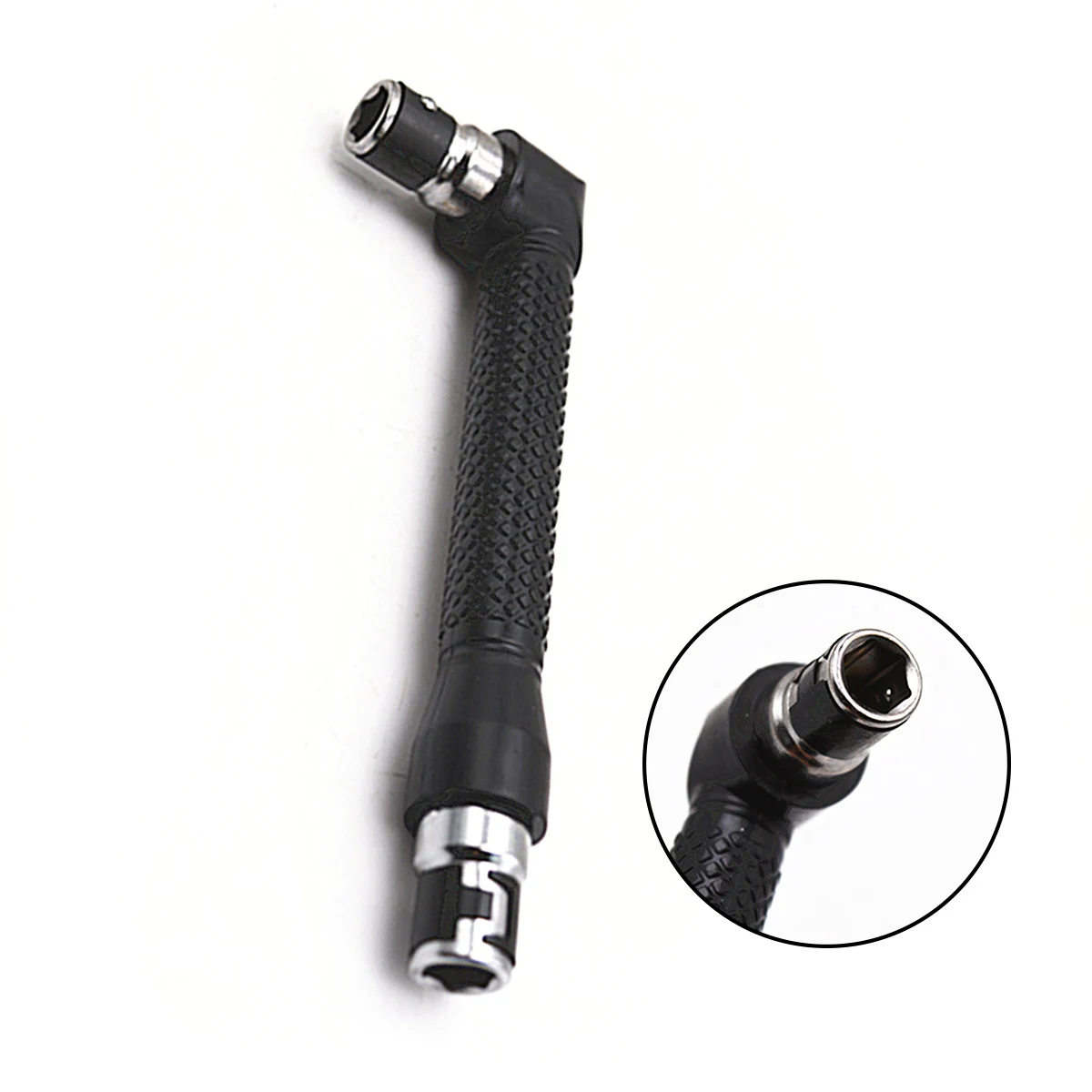 

1/4 Inch L-Shaped Socket Wrench Double Headed Right Angle Screwdriver Heavy Duty Iron Sturdy Durable Labor Saving Handle Home