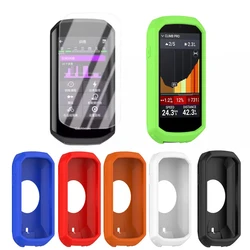 Silicone Soft Edge Shell Protective Case Screen Protector Film Cover For Garmin Edge 1050 GPS Bicycle Computer Skin Accessories