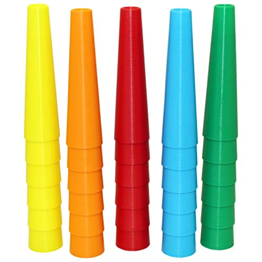 

Rehabilitation Advantage Small Stacking Hand Cones Set of 30
