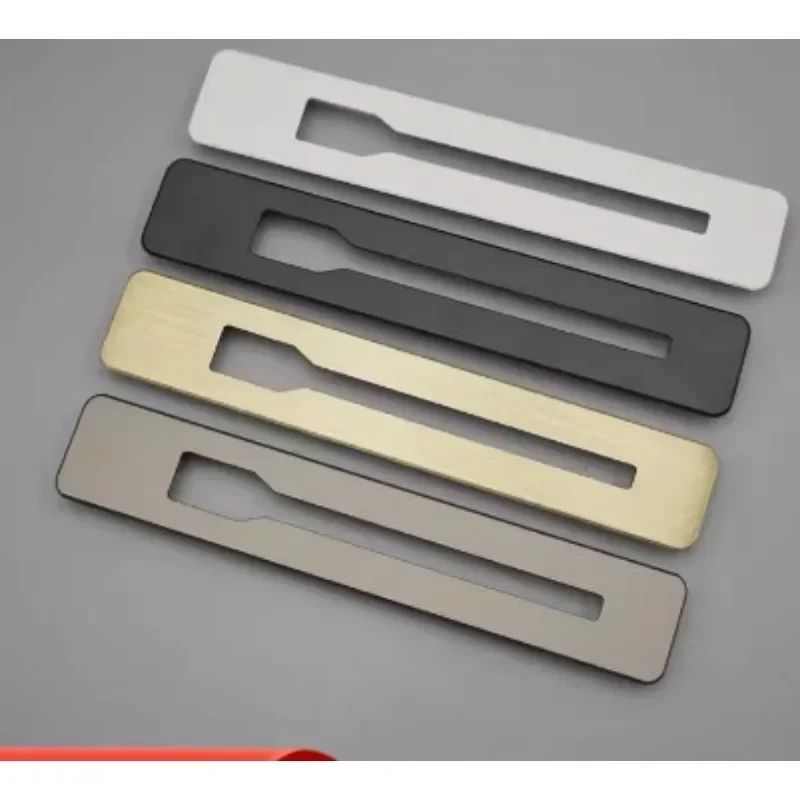 250 * 45mm aluminum alloy threaded hole decorative cover plate for office desktop, computer desk, wired TV cabinet hole cover