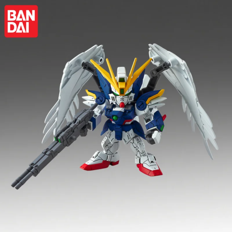 

В наличии: Оригинальная фигурка Bandai SD Gundam Wing Gundam Zero, новая, в коробке, модель аниме-персонажа, игрушка, коллекционная модель.
