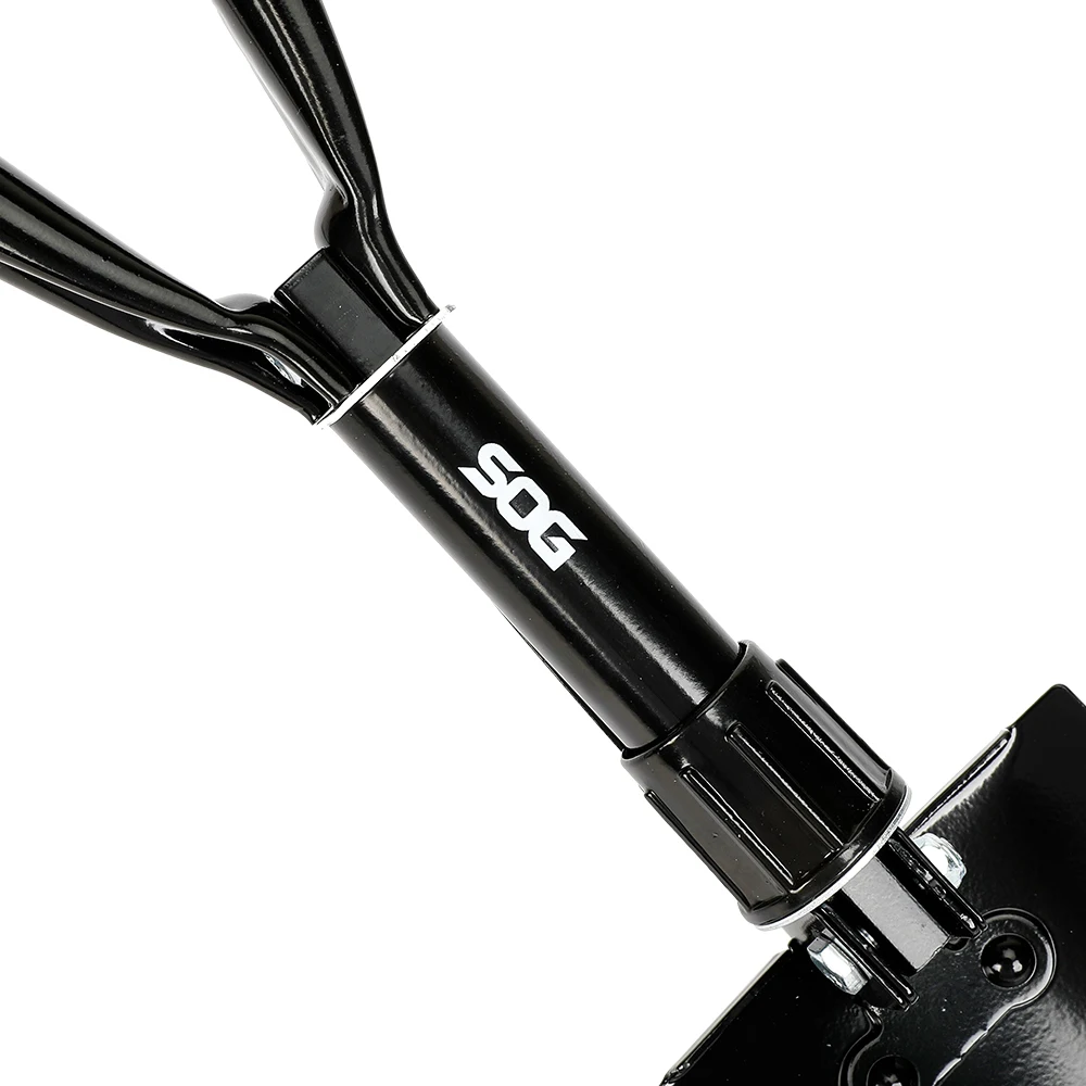 SOG Tactische Opvouwbare Schop Multitool, EDC Tuin- en Toegangsgereedschap, Outdoor Handschep & Kampeeruitrusting voor Wandelen