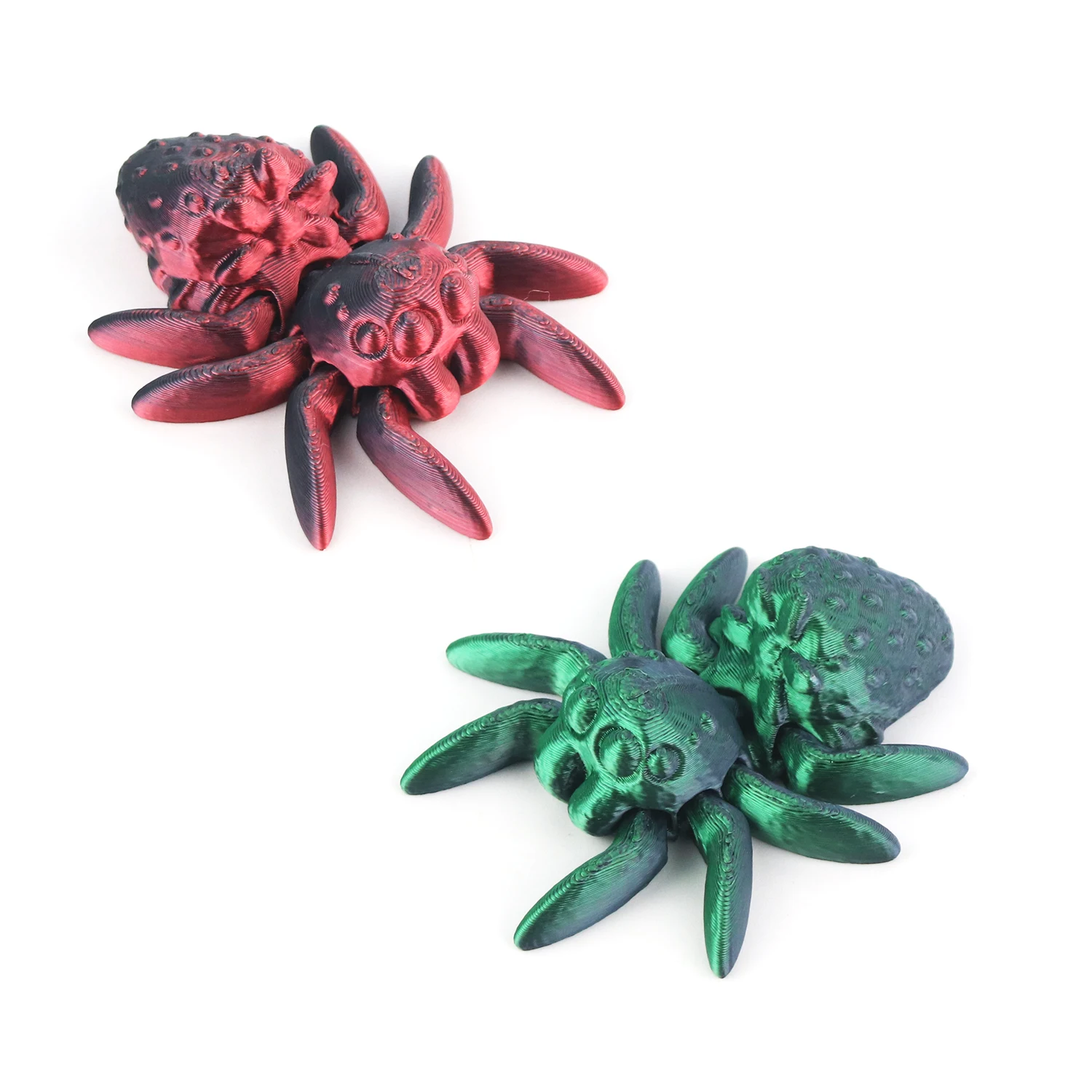 3D printed strawberry spider, simulated animal toy, parent-child interactive entertainment