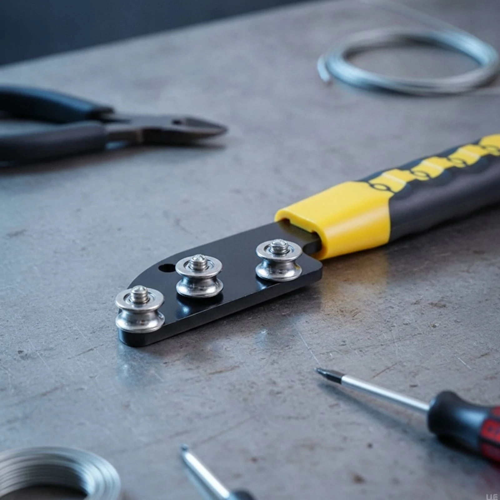 Wire Straightener with Rollers Handheld Roller Wire Straightener Ergonomic Efficient for Electricians