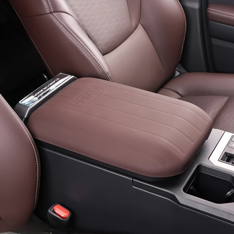 

Для Toyota Prado LC250 2024 2025 автомобильный подлокотник, силиконовый чехол против царапин, защита для подлокотника центральной консоли, аксессуары