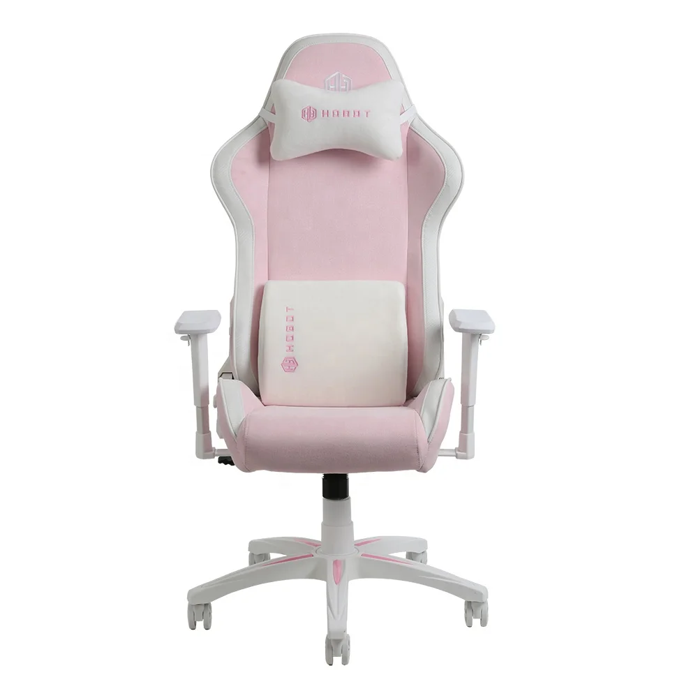 

Modern Ergonomic Mesh Racing Chair Pink Swivel Racing Office Chair