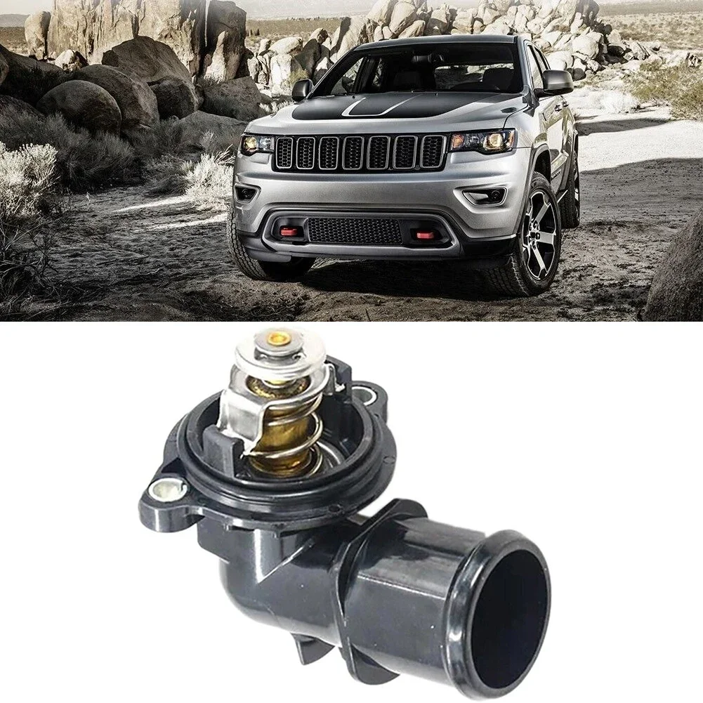 1pcs ABS+Metal Thermostat 68253514 68253514AA For Grand Cherokee WK 3.0TD CRD 2011-2018 OEM: 68253514 68253514AA