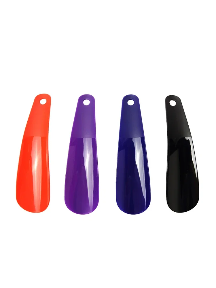 Cornes à chaussures à poignée courte de 16cm de longueur, 1 pièce/2 pièces, chausse-pied en plastique, spatule à chaussures à usage domestique, portabilité, lève-chaussures