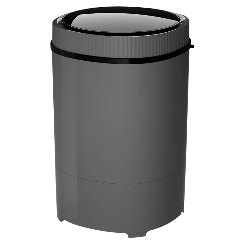 Lavadora semiautomática de gran capacidad para el hogar, máquina pequeña multifuncional para limpiar zapatos, luz azul, 110V