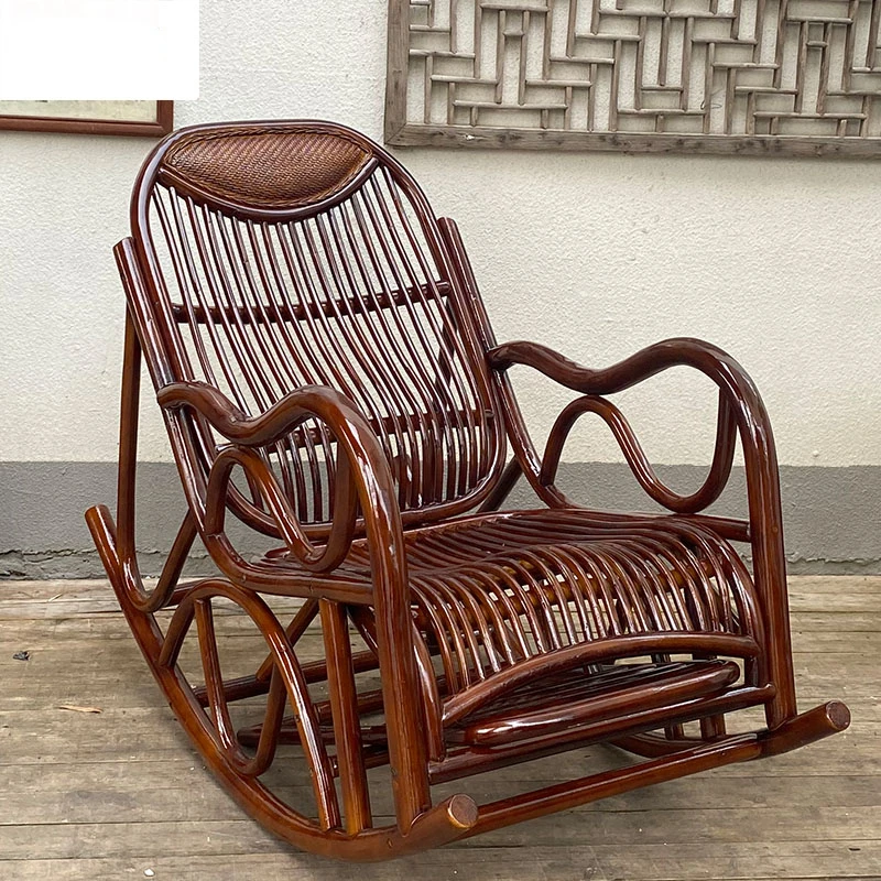 

Zhenteng rocking chair, adult leisure chair, sofa, elderly person nap rattan chair