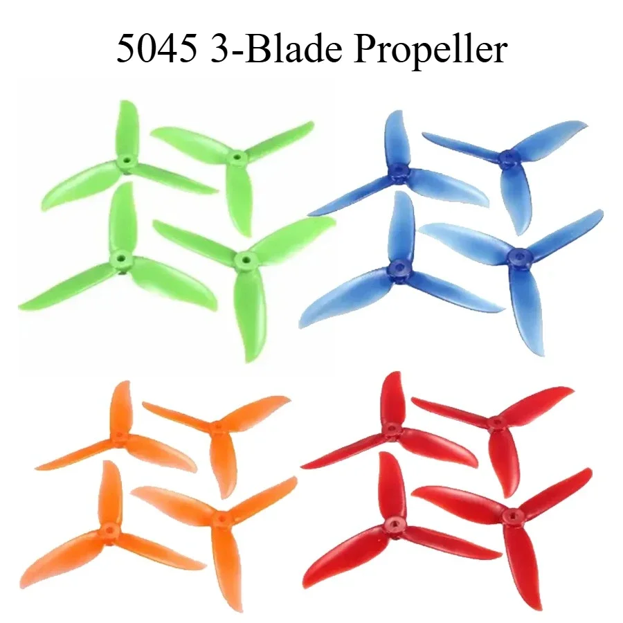 12 pairs DALPROP CYCLONE T5045C 5045 3Blade propeller for T-Motor motor FPV Freestyle UAV Quadcopter Chameleon