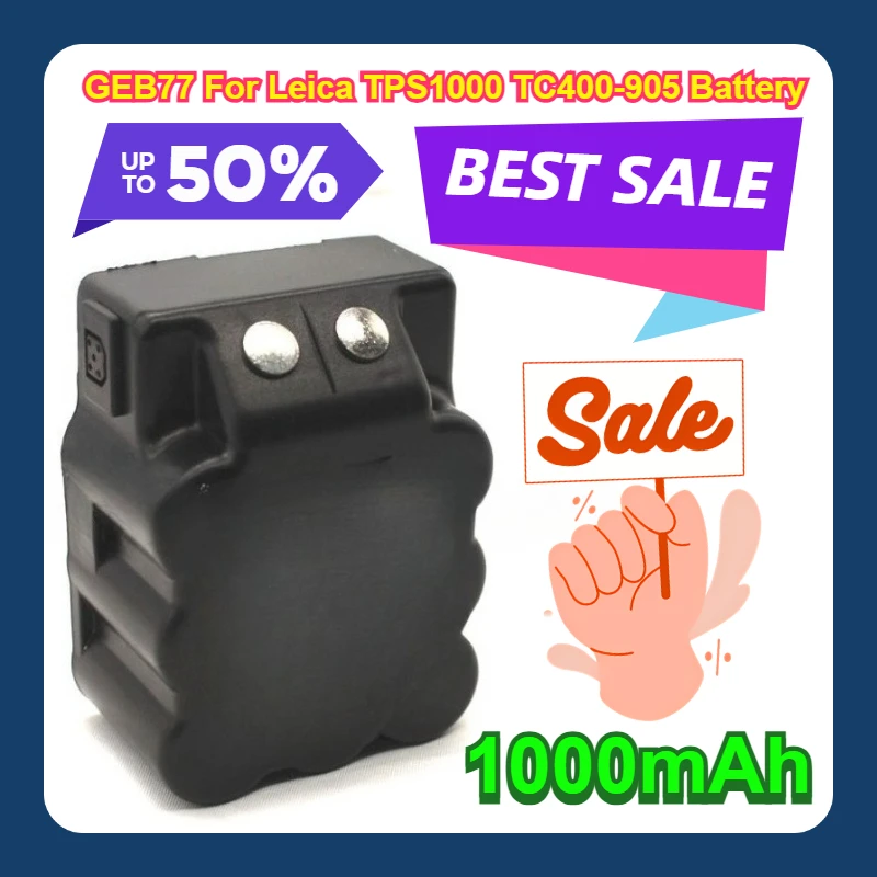 GEB77 1000mAh For Leica TPS1000 TC400-905 Battery