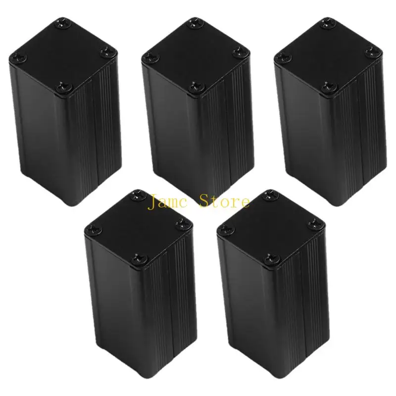 

LX0B 5pcs DIY Power Supply Project Enclosures for Electronic Circuit Board Protections Safety and Cooling Applications