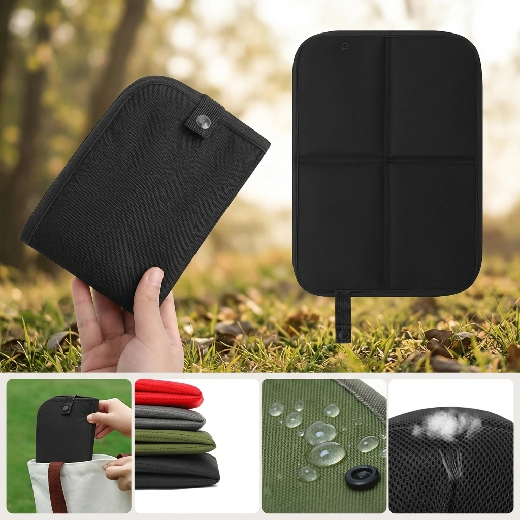 Portable Foldable Camping Mat Waterproof Oxford Cloth Thickened Pad For Camping Hiking Fishing RV Travel Outdoor Accessories