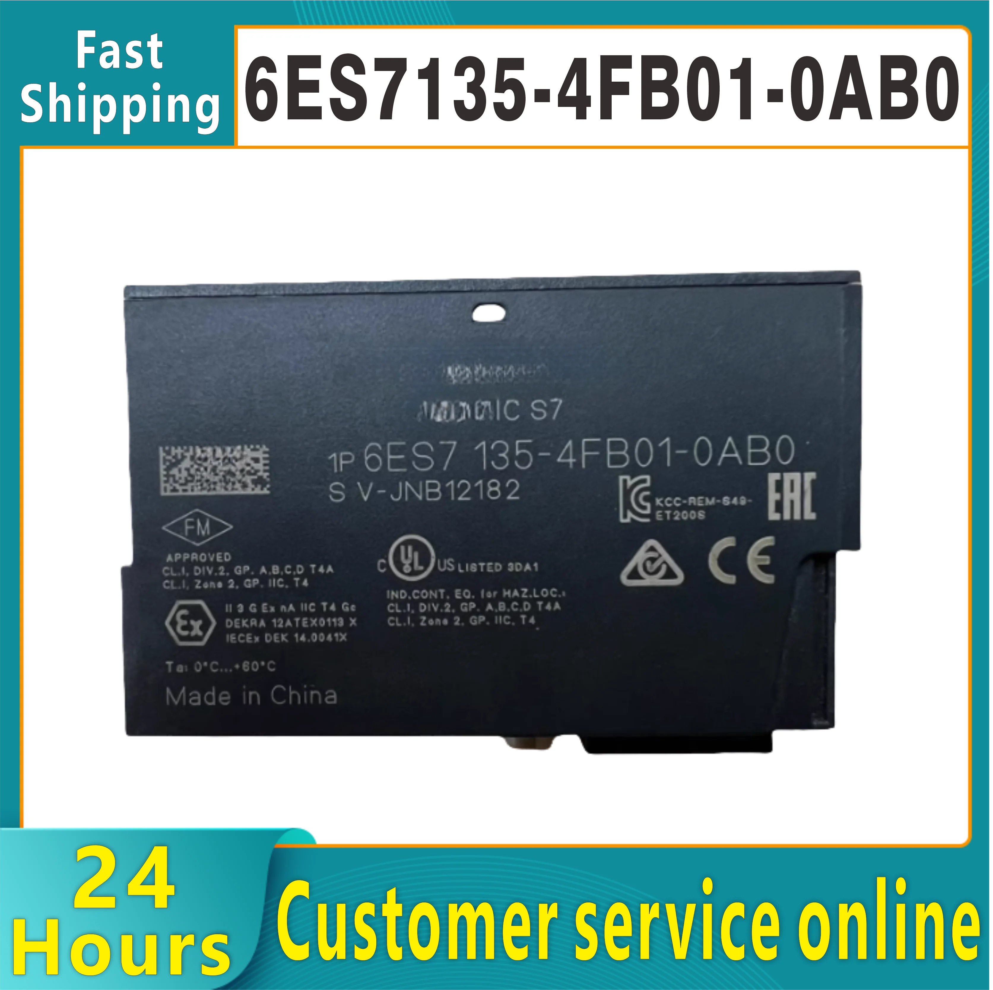 New Electronic Module, One Year Warranty, Fast Delivery, 6ES7135-4FB01-0AB0 6ES7 135-4FB01-0AB0