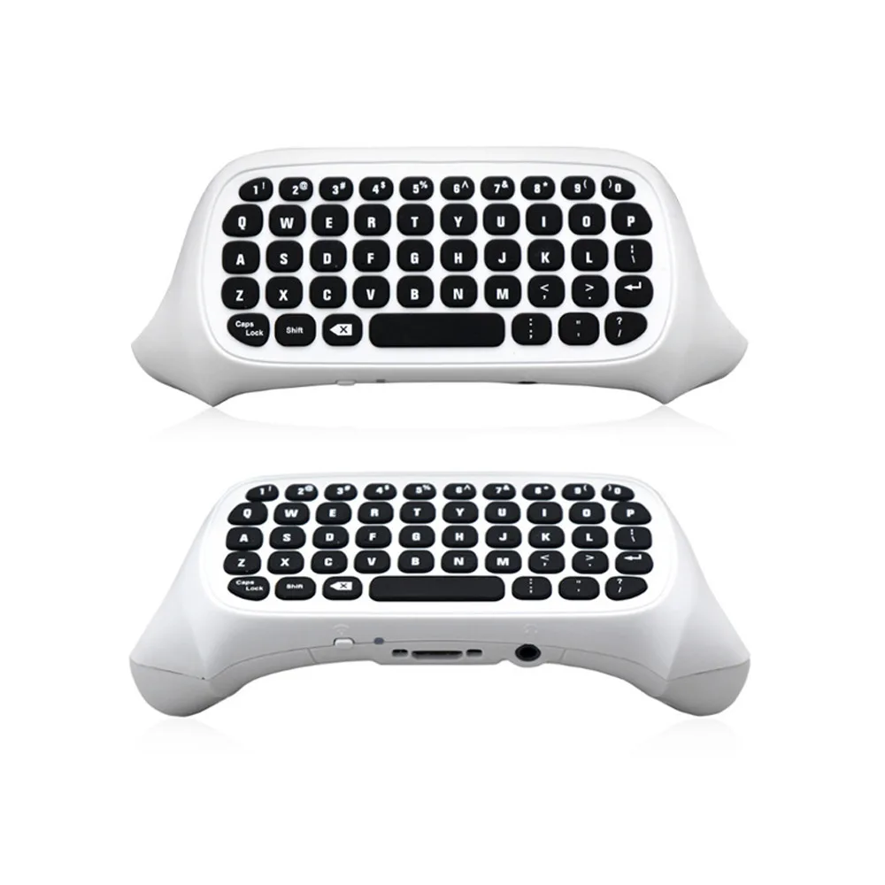ل Xbox One S Chatpad لوحة مفاتيح ألعاب صغيرة لاسلكية دردشة رسالة لوحة المفاتيح مع الصوت/سماعة جاك ل Xbox One Elite & سليم Gam