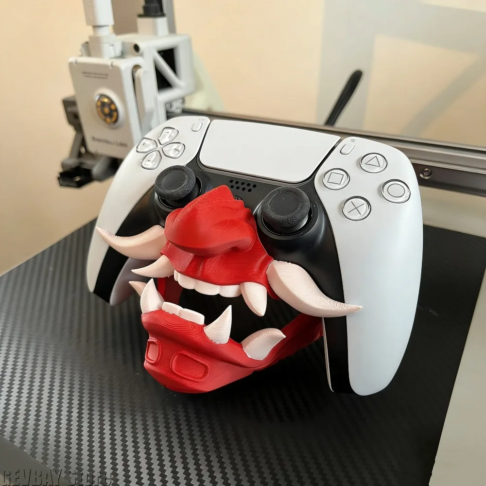 Soporte de Almacenamiento para Controles de Videojuegos Evil Ghost Ghost Face, Soporte de Exhibición Universal, Decoración para Controles de PS5, PS4 y Xbox