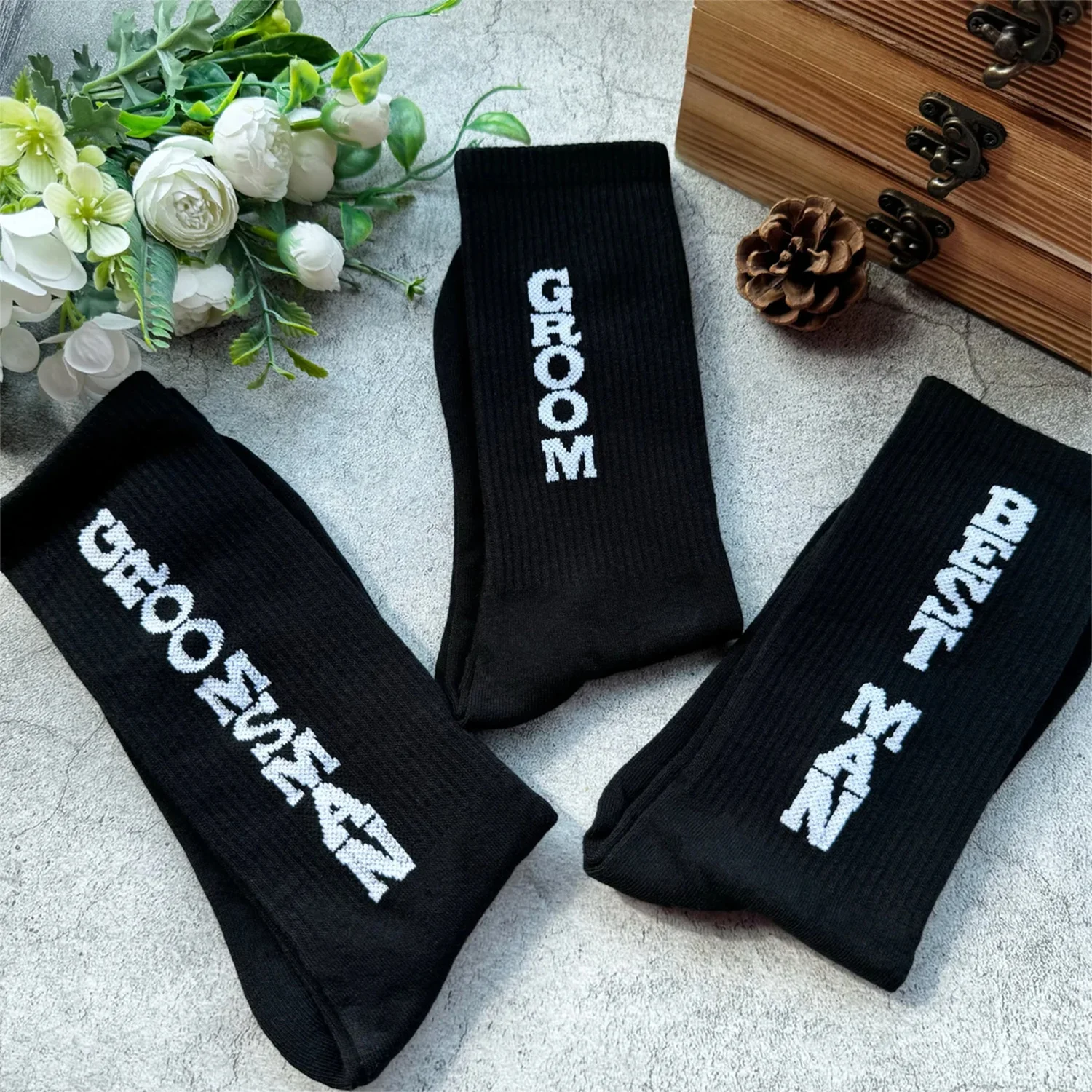 Groomsman Gift Socks, Wedding - Men'S Grooming Day incelemesi ve fiyatı