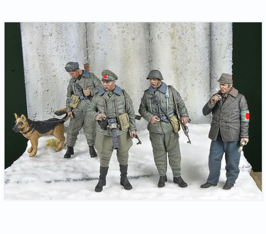 

Фигурка модели из смолы 1/35, комплект в разобранном и неокрашенном виде