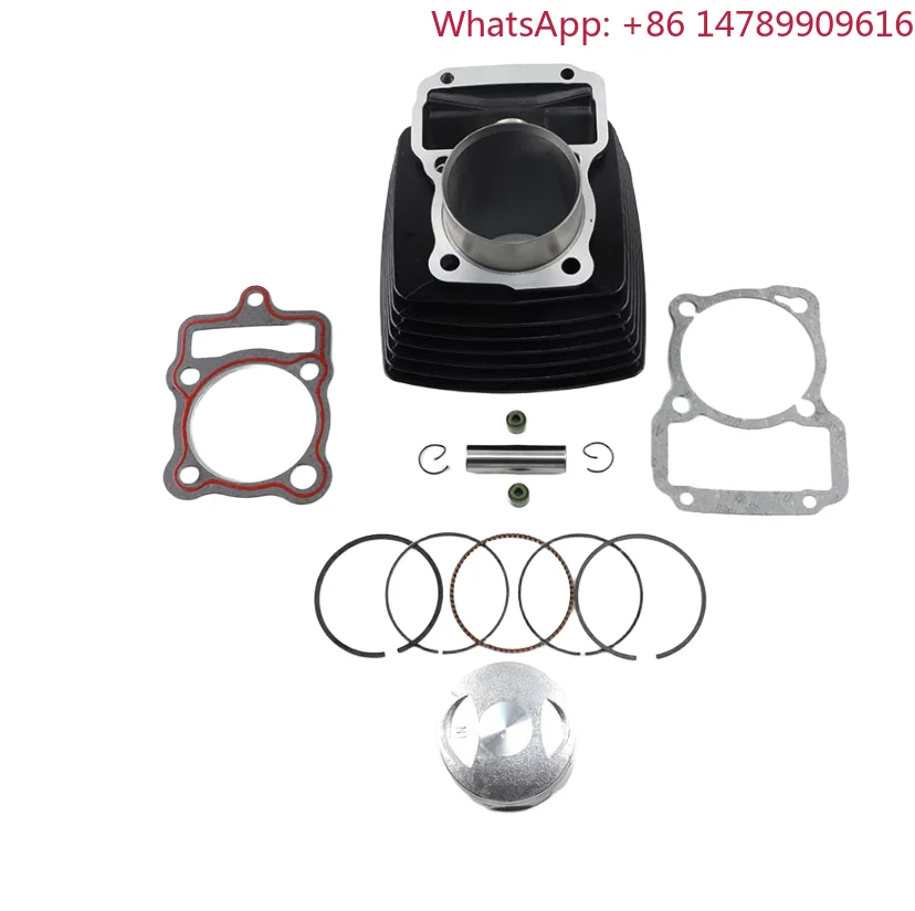 Engine Rebuild64mm 200CC Italika RC200 Motorcycle Cylinder Heads 2018-2023 Durable Engine Top End PartsTop End Kit