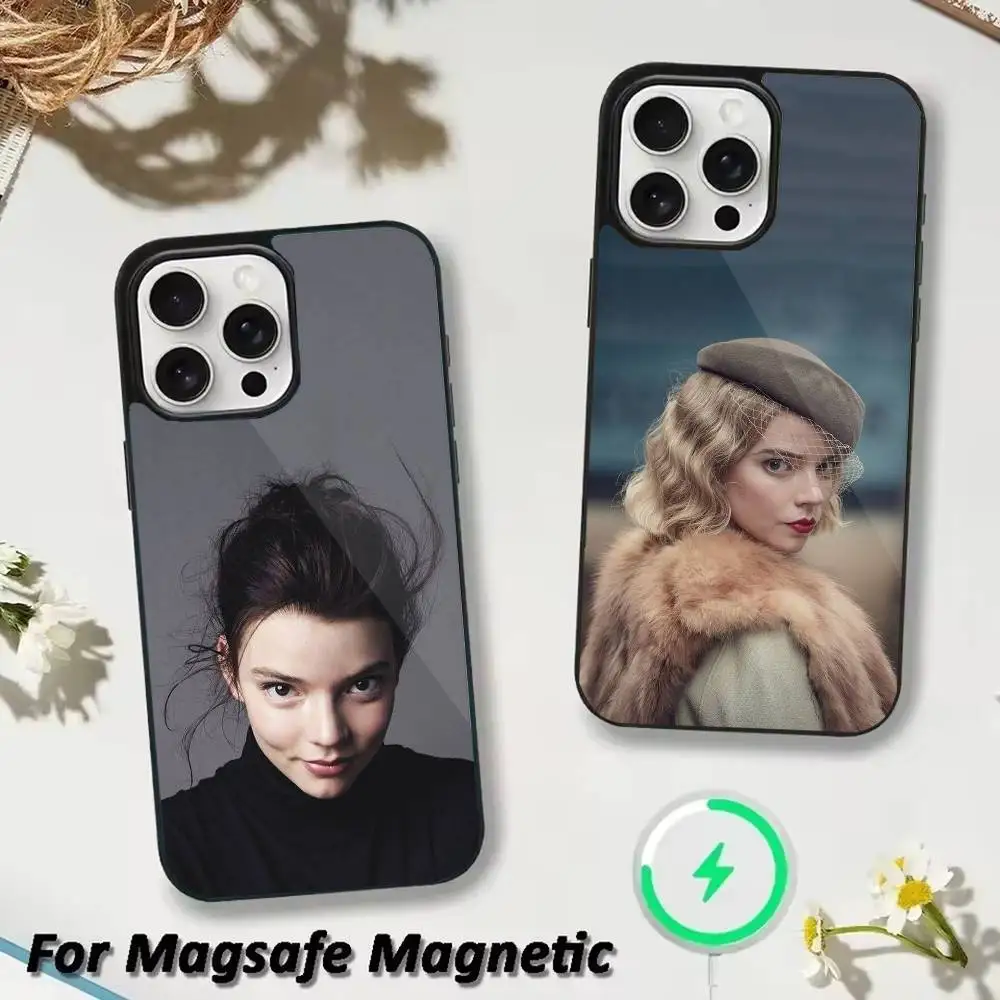 

Actor Anya TaylorJ-Joy Phone Case For iPhone 17,16,15,14,13,12,Plus,Pro,Max for Magsafe Magnetic Wireless Charging