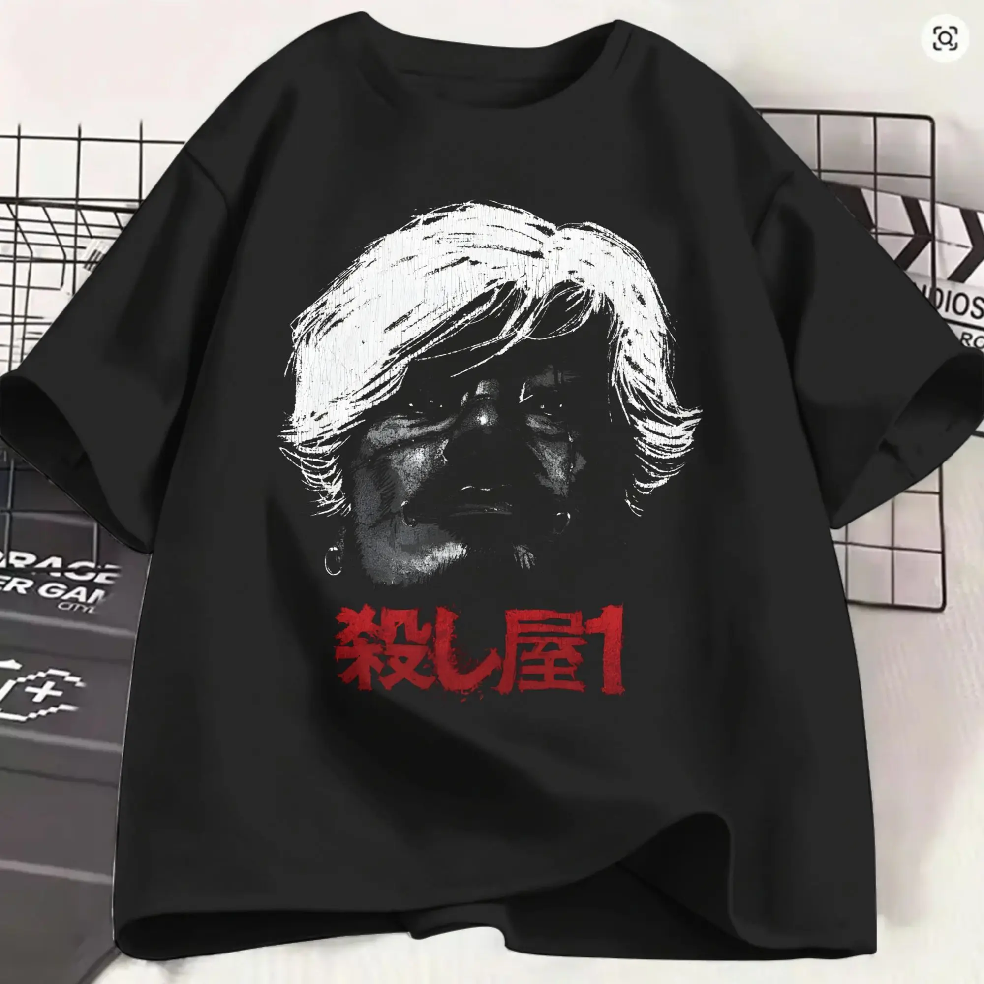 Ichi the Killer T-Shirt Summer  Cotton T-Shirts For Mens Fashion Casual Tshirt Short-Sleeved Vintage Tops