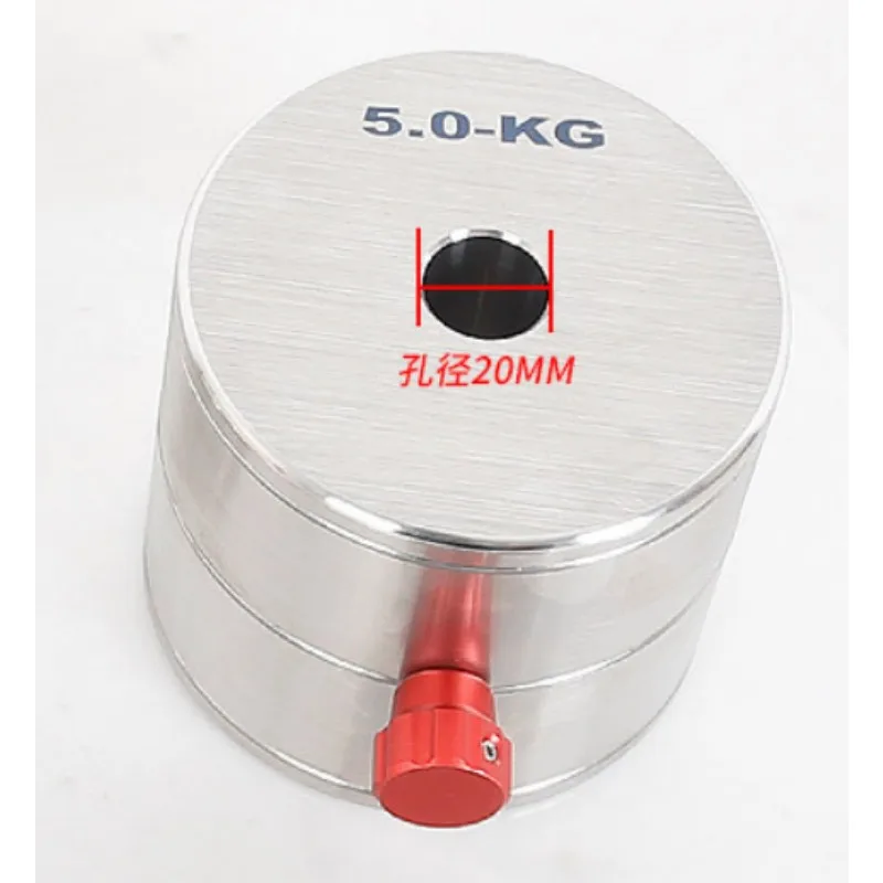 Astro 5KG stainless steel heavy hammer, locking anti-skid brushed anti-rust equator balance counterweight accessories