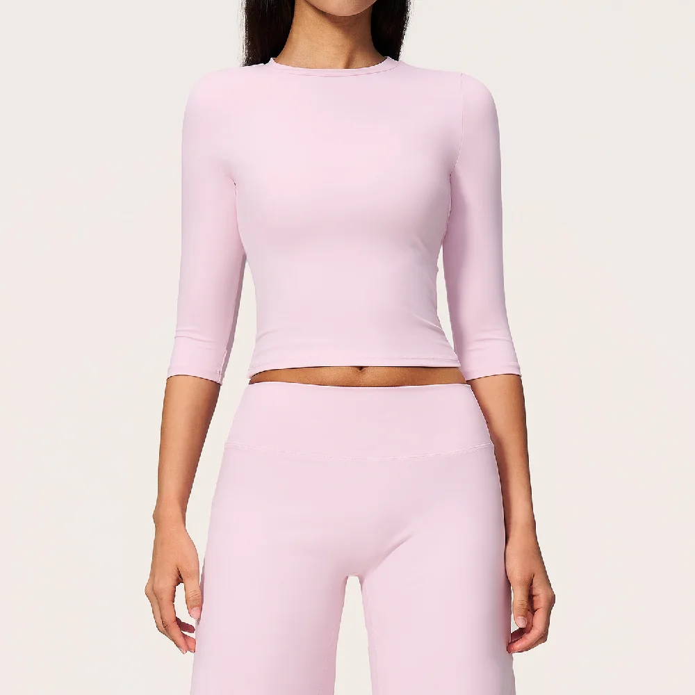 Women Breathable Yoga Shirts Sexy Fitness Short Sleeve Gym Workout T-Shirt Ourdoor Running Cycling T-Shirts Female Sports Shirts