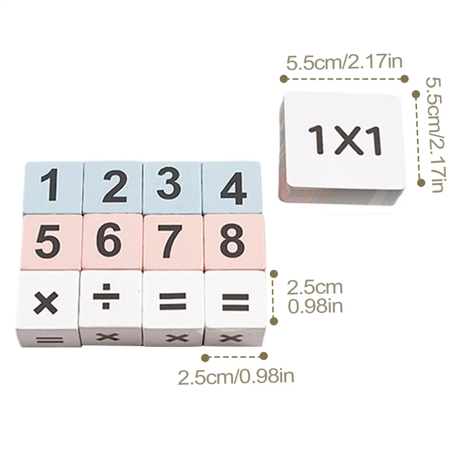 수학을위한 계산 블록 나무 조기 교육 장난감 곱셈 분할 어린이를위한 학습 블록 소년 소녀 초등학교