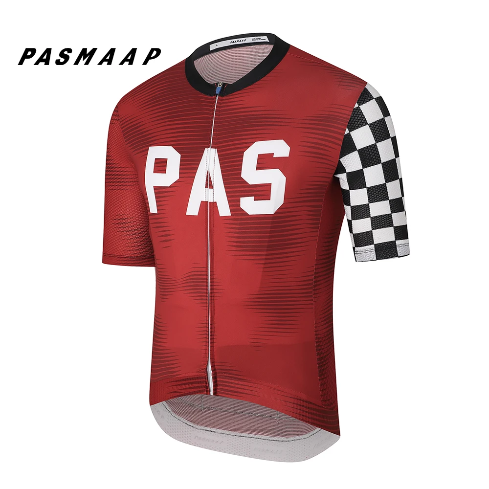 PASMAAP Midsummer Cycling Jersey MTB Road Bicycle Shirt High Quality Pro Team Short Sleeve Bike Clothes Maillot Ciclismo Hombre