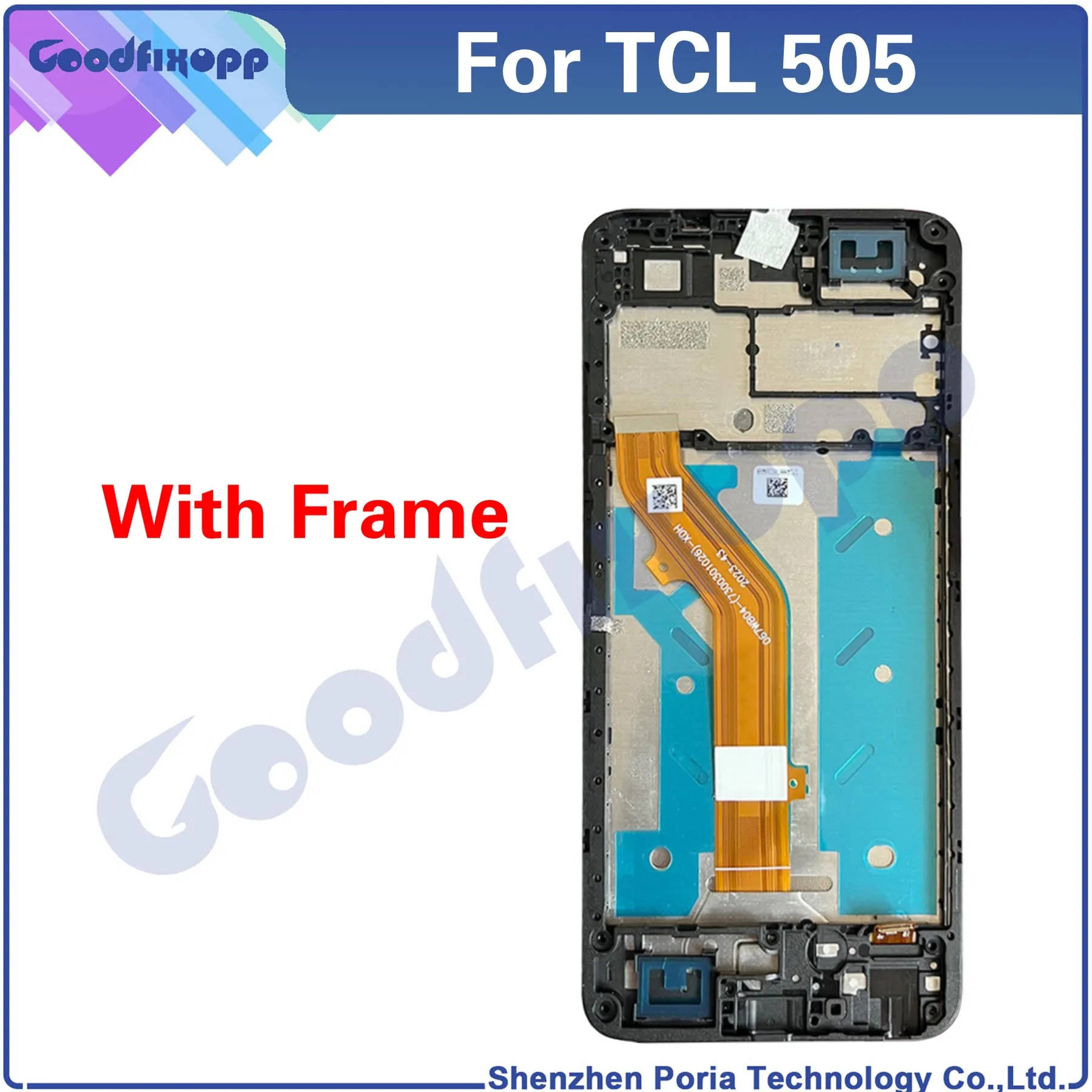 For TCL 505 LCD Display Touch Screen Digitizer Assembly Repair Parts Replacement