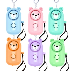 Ladies Self Defense Alarm Girls Ladies Security Protection Alarm Personal Safety Loud Screaming Keychain EmergencyCharging Siren