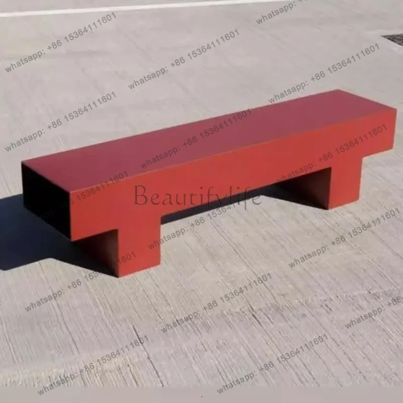 

Open-air balcony leisure bench combination outdoor waterproof and sunscreen table and chair combination