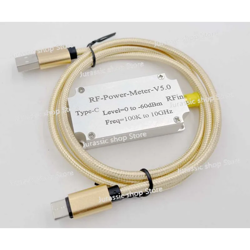 

RF-Power-Meter-V5.0 100K To 10GHz RF Power Meter High-Speed Acquisition Type with Type-C Data Port
