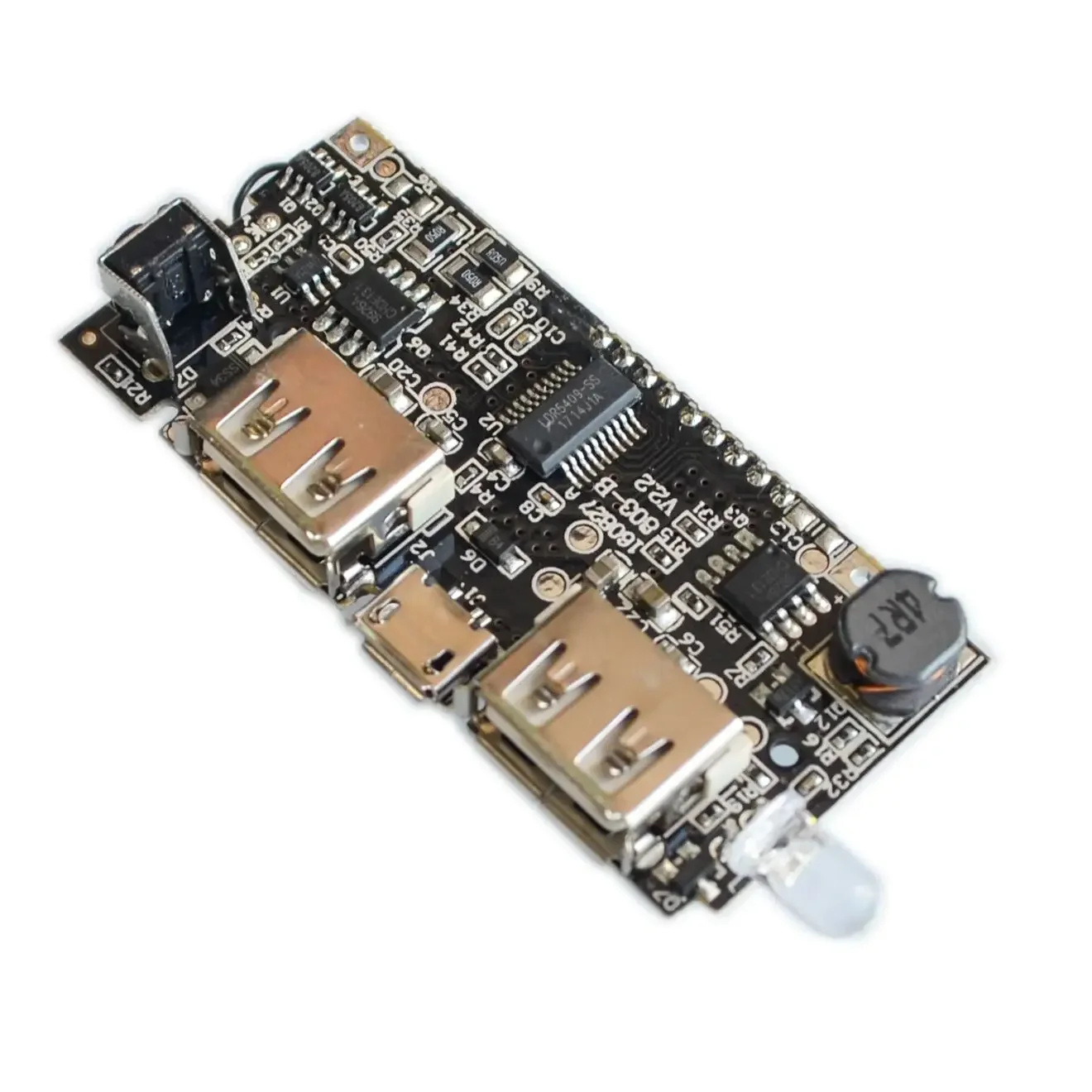 Dual USB 5V 1A 2.1A Mobile Power Bank 18650 Battery Charger PCB Power Module Accessories For Phone DIY New LED LCD Module Board