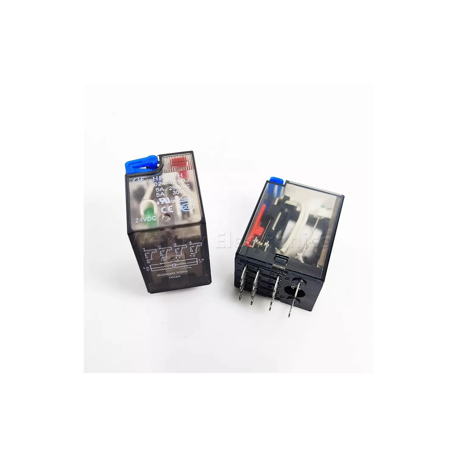 Imagem -03 - Relé 24vdc Mesmo Uso 10 Pcs Lot Hf18fh0244z1dj Hf18fh 024-4z13dj
