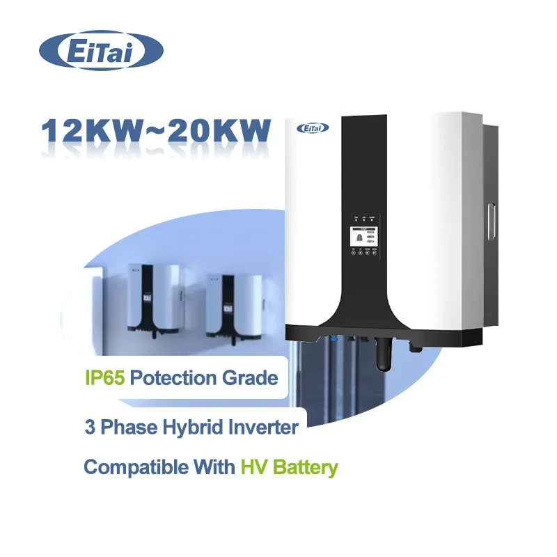 Eitai-inversor Solar para el hogar, dispositivo híbrido de encendido y apagado de red de 20 Kw, 10Kw, 12Kw, 15Kw, 17Kw, Deye trifásico de 16Kw con batería