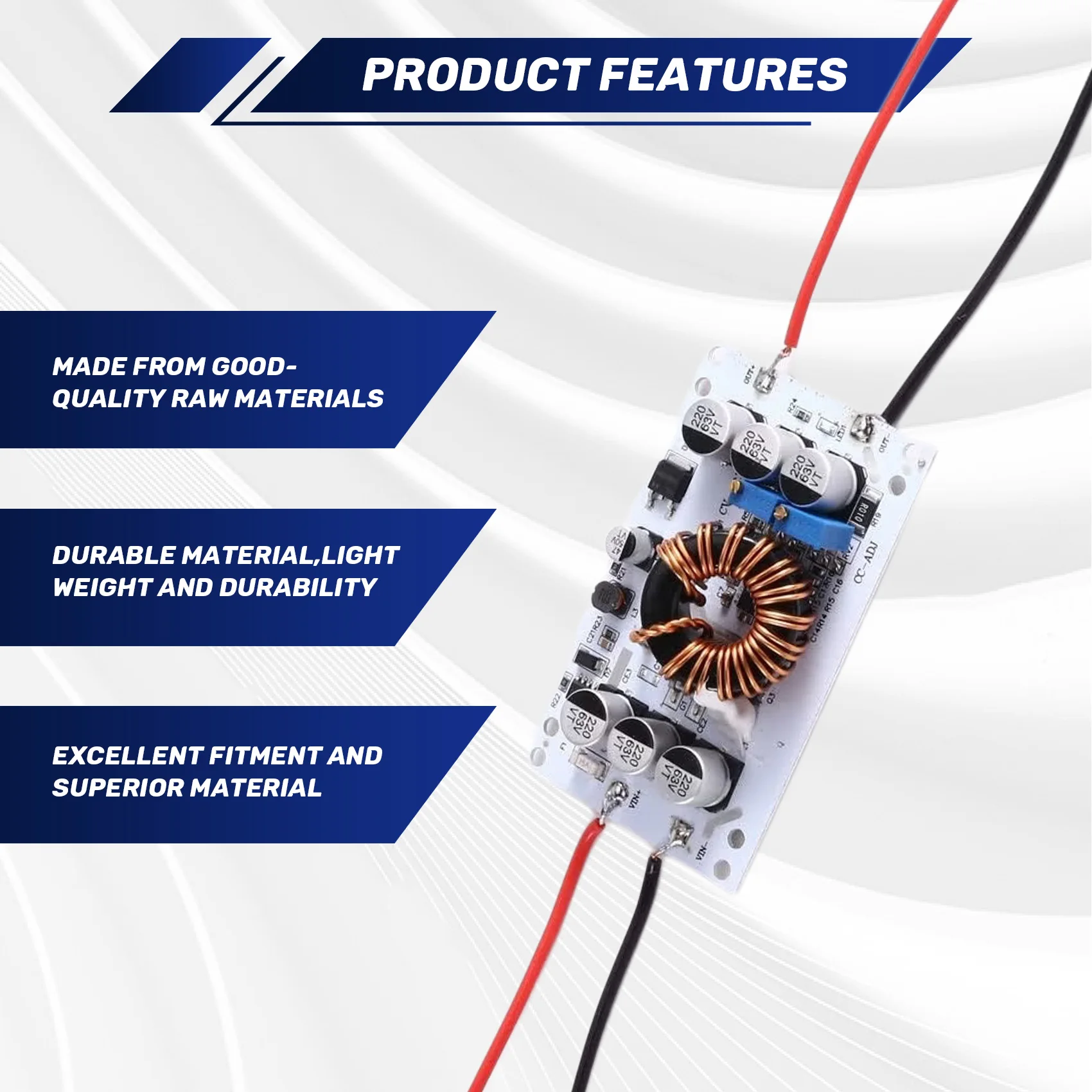 ABFU-Boost Converter 600W DC-DC Step Up Boost Converter 10V-60V To 12V-60V 10A