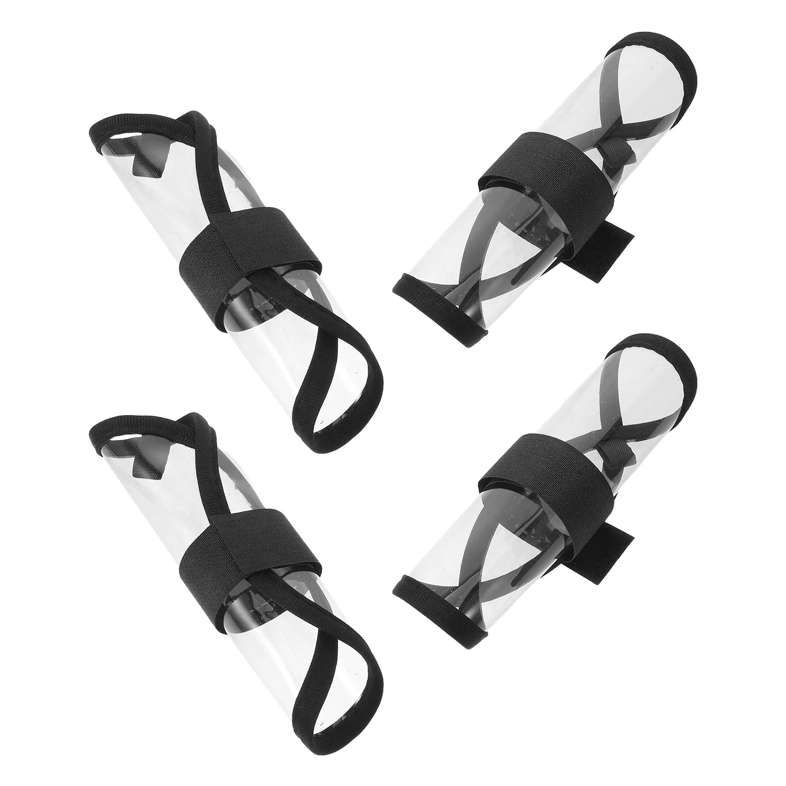 

Набор из 4 прозрачных защитных колпачков для рыболовных крючков, чехол для хранения приманок, органайзер для рыболовных снастей, для использования на открытом воздухе