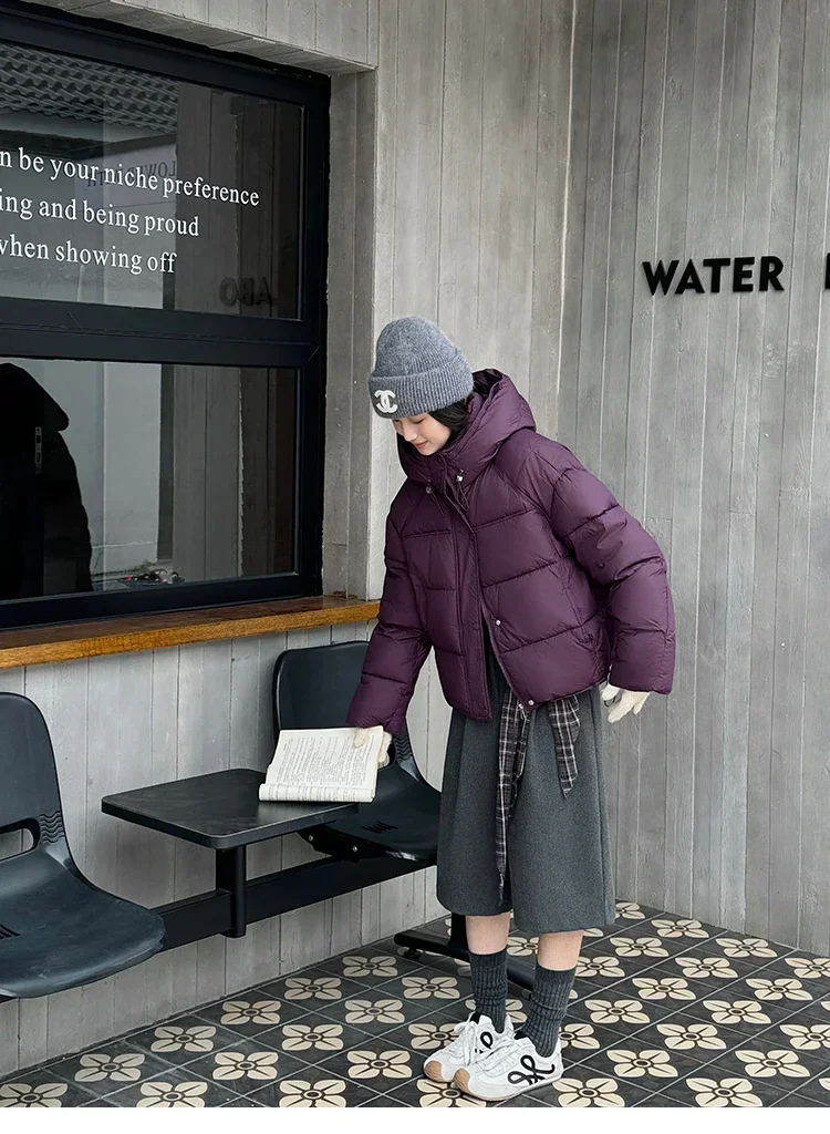 Korean style Soft Warm Cotton Bread Jacket Winter New Loose Versatile Cotton Women's Coat Fashion Casual Down Cotton Parkas 2026