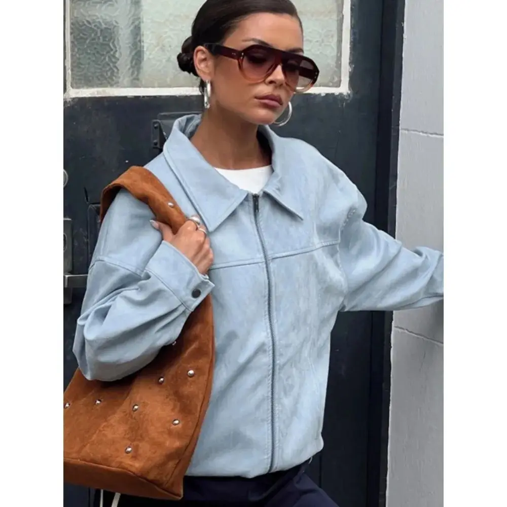 

Spring Women's American Rero Jaet Lapel Long S Cleanfit Sle Polypropylene Material A-Line Sve Non-deformable