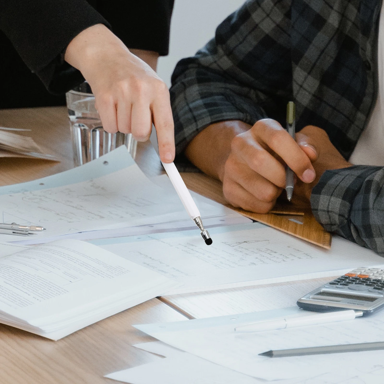 

Stainless Steel Retractable Teaching Pointer For Classroom Non-Slip Expandable Whiteboard Pointer Teachers Presentation