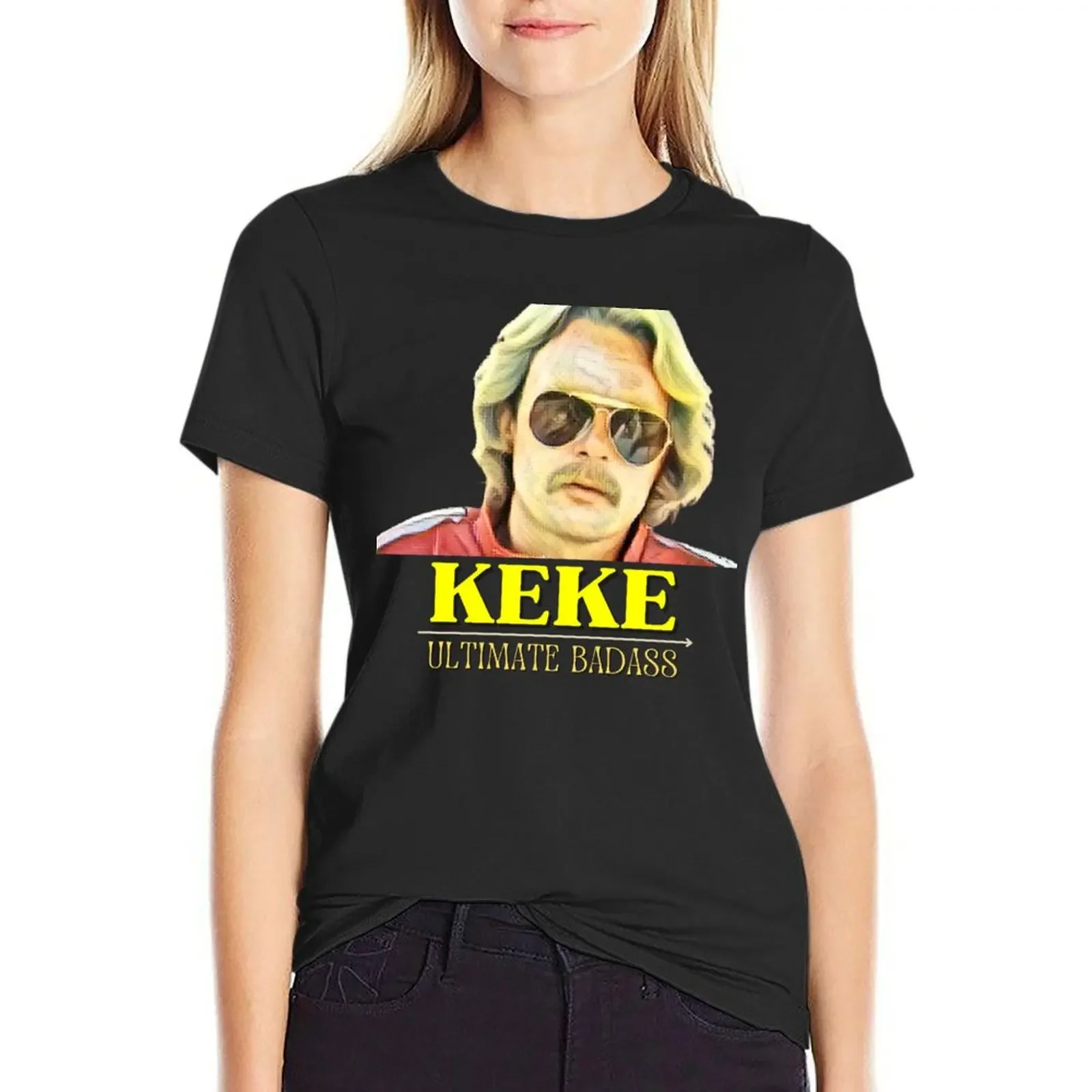 

keke rosberg classic T-Shirt aesthetic clothes plus size tops female Women's t-shirt