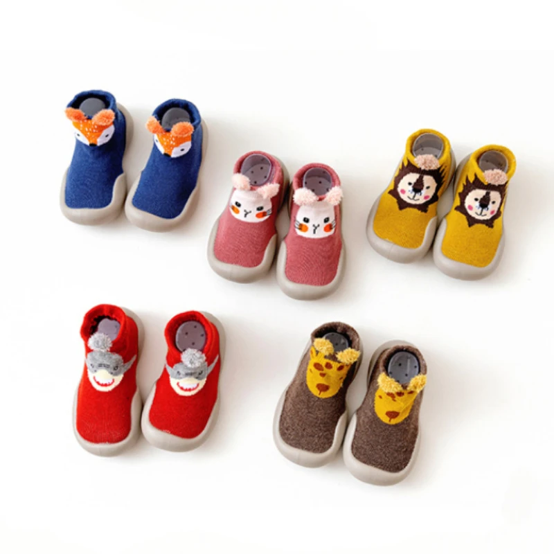 Baby Walking Shoes Soft Sole Non-slip Spring and Autumn Baby Socks Shoes Indoor and Outdoor Walking Breathable Shoes and Socks