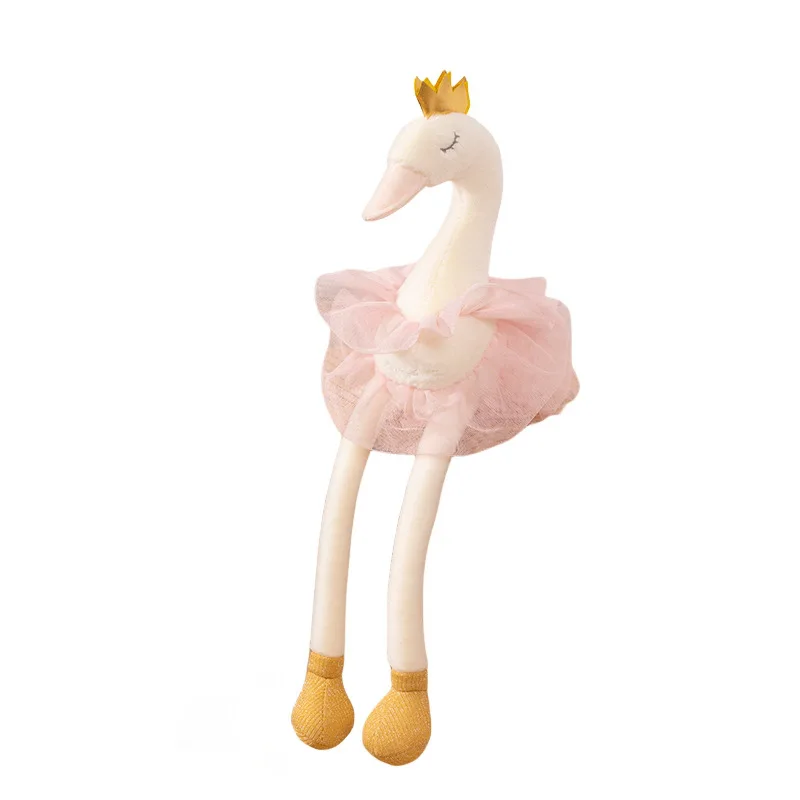 Ins Wind Internet Celebrity Ballet Swan Plush Toy Doll Accompanying Cloth Doll Doll Princess Wind Decoration Festival Gift