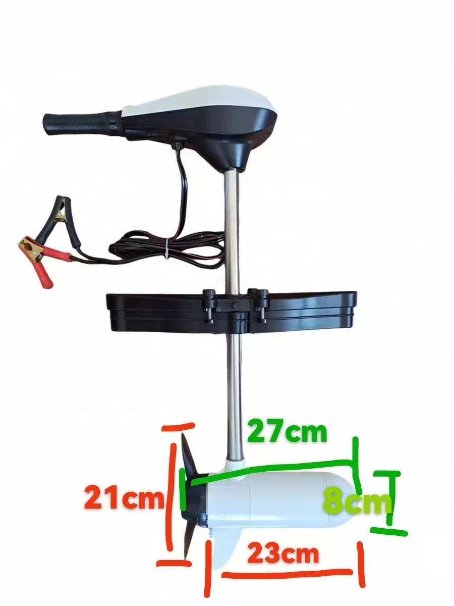 Water Sports 35lb Electric Outboard Motor for Kayak, Complete Control and Pedal Fittings