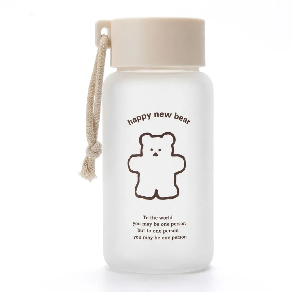 Easy-clean Anti-drop Water Cup Portable Plastic Korean-style Mug Handheld Leak-proof Anti-drop Water Mug Outdoor Play