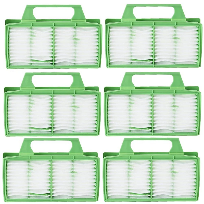 6 шт., пластиковые фильтры для пылесосов BORK V700 V701 V702 Thomas Airtec