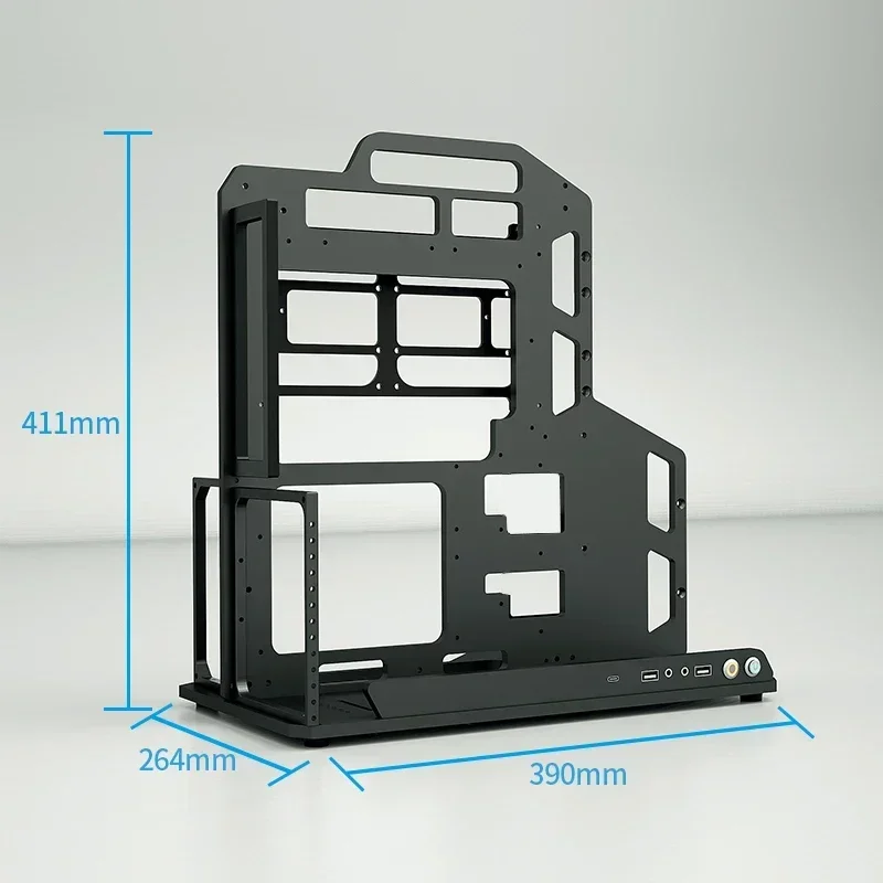 

A aluminum alloy metal ATX minimalist open case computer water-cooled MATX handheld EATX rack ITX